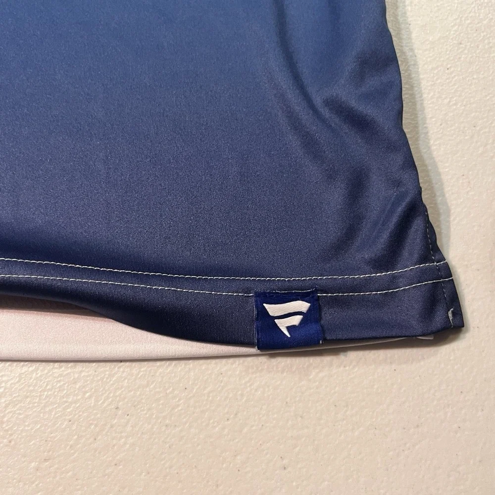 Indianapolis Colts Fanatics White Blue Mens Logo Polo Shirt Small $55 MSRP EUC